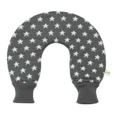 UMOI Nacken Wärmflasche 1.8 Liter mit kuschligem strickbezug mit Sternen